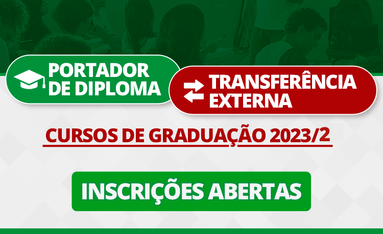 As inscrições para o Processo Seletivo são gratuitas